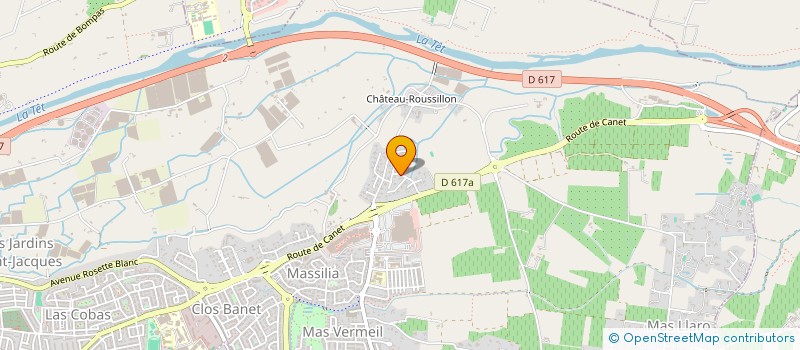 localisation de l'entreprise MONSIEUR CHARLES BARON  PERPIGNAN