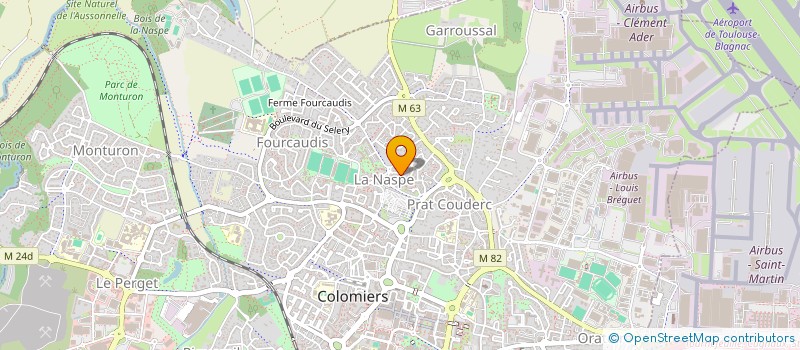 localisation de l'entreprise MONSIEUR CHARLES BARONE à COLOMIERS