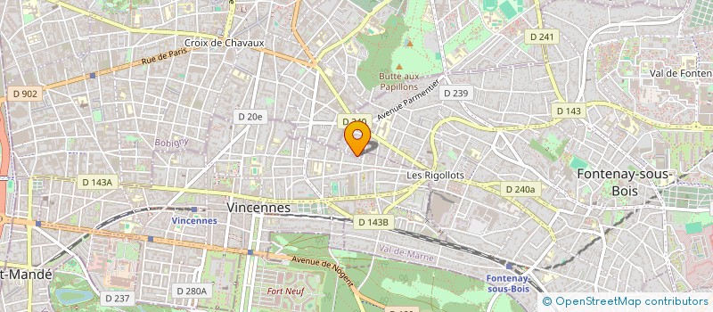 localisation de l'entreprise MONSIEUR CHARLES BARTHES  FONTENAY-SOUS-BOIS