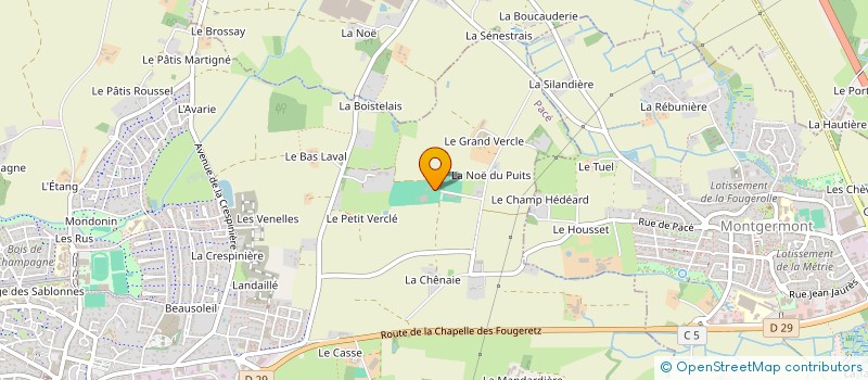 localisation de l'entreprise MONSIEUR CHARLES BASQUIN  PACE