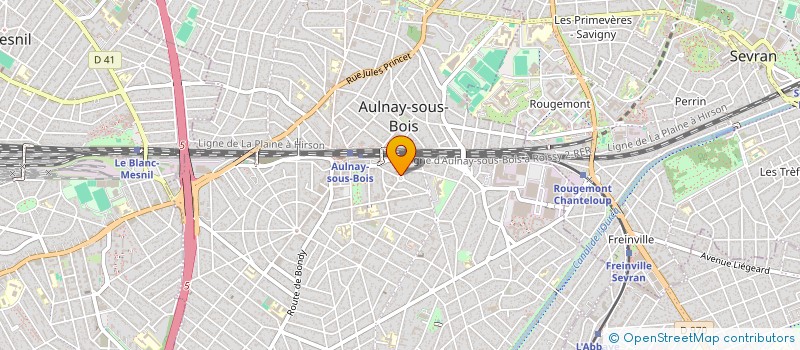 localisation de l'entreprise MONSIEUR CHARLES BASTILLE à AULNAY-SOUS-BOIS