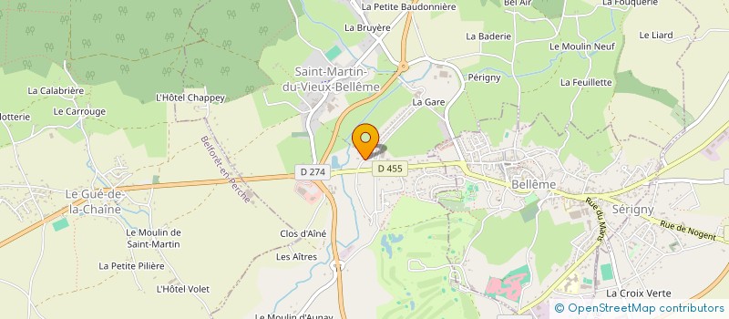 localisation de l'entreprise MONSIEUR CHARLES BATAILLE à SAINT-MARTIN-DU-VIEUX-BELLEME