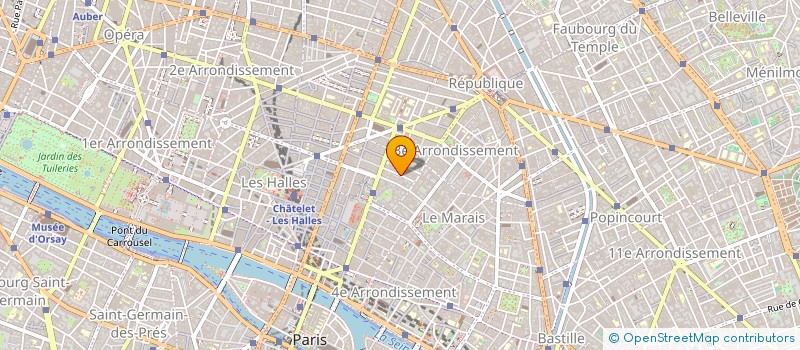 localisation de l'entreprise MONSIEUR CHARLES BATAILLIE  PARIS