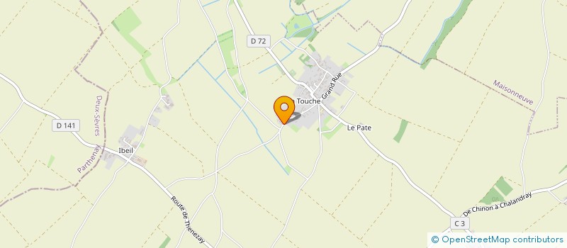 localisation de l'entreprise MONSIEUR CHARLES BATTAIS  CHERVES