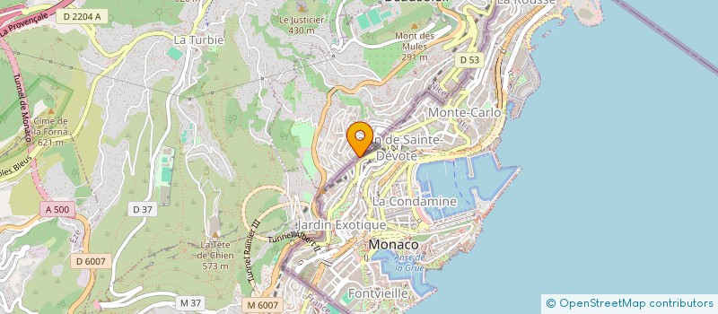 localisation de l'entreprise MONSIEUR CHARLES BAUDARD  BEAUSOLEIL