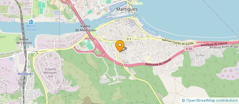 localisation de l'entreprise MONSIEUR CHARLES BAUDINO à MARTIGUES