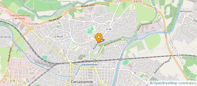 localisation de l'entreprise MONSIEUR CHARLES BAUER à CARCASSONNE