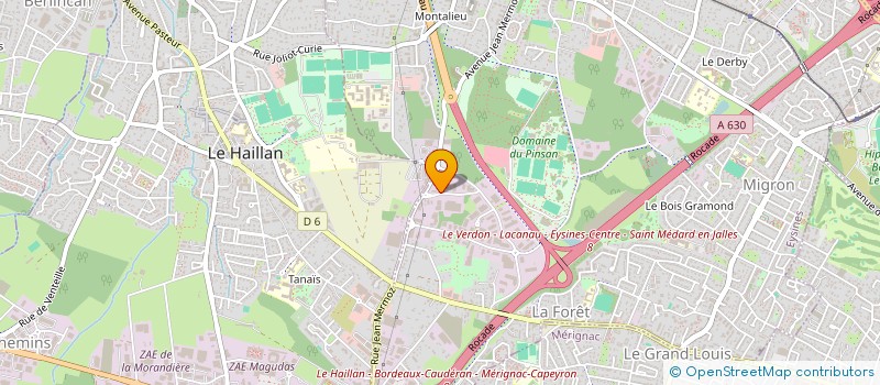 localisation de l'entreprise MONSIEUR CHARLES BAUER à EYSINES