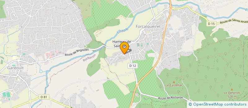 localisation de l'entreprise MONSIEUR CHARLES BAUMAN  FORCALQUEIRET