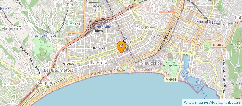 localisation de l'entreprise MONSIEUR CHARLES BEAU à NICE