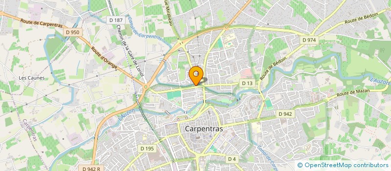 localisation de l'entreprise MONSIEUR CHARLES BECHIR à CARPENTRAS