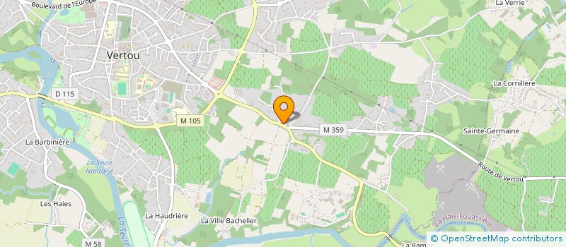 localisation de l'entreprise MONSIEUR CHARLES BECHU à VERTOU