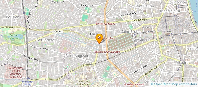 localisation de l'entreprise MONSIEUR CHARLES BEGUIN  BORDEAUX