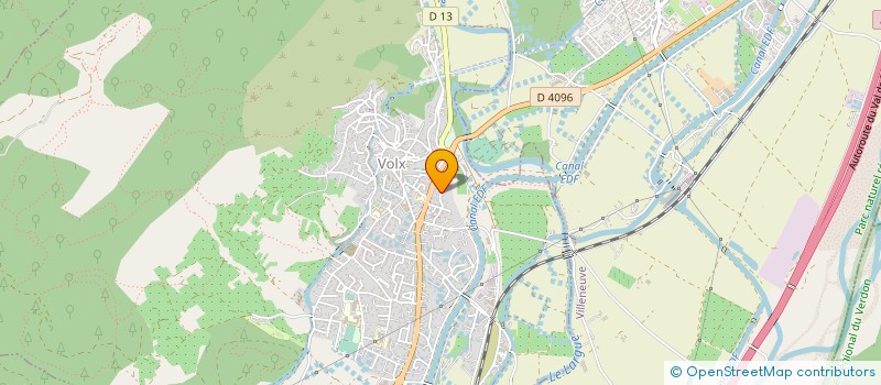 localisation de l'entreprise MONSIEUR CHARLES BEGUINET  VOLX