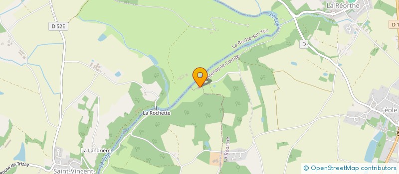 localisation de l'entreprise MONSIEUR CHARLES BELAUD  LA CHAPELLE-THEMER