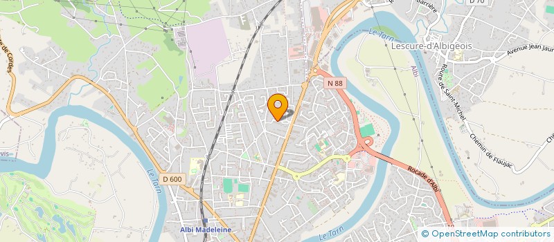 localisation de l'entreprise MONSIEUR CHARLES BELMONTE à ALBI