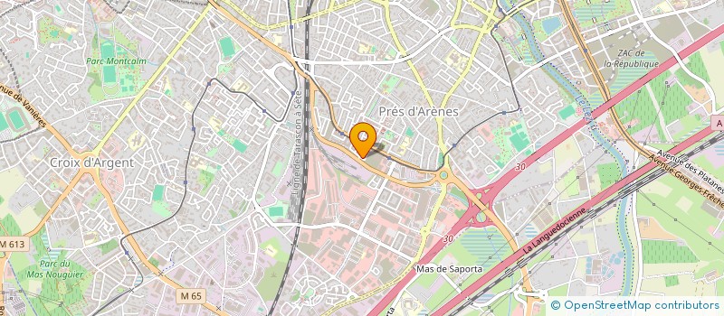 localisation de l'entreprise MONSIEUR CHARLES BENARD à MONTPELLIER
