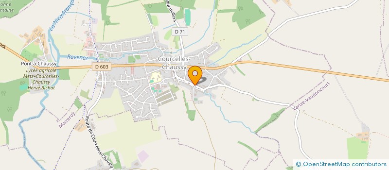 localisation de l'entreprise MONSIEUR CHARLES BENDJEDDOU  COURCELLES-CHAUSSY