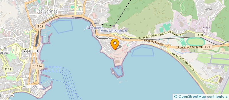 localisation de l'entreprise MONSIEUR CHARLES BENETTI  AJACCIO