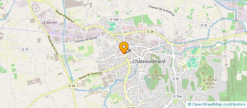 localisation de l'entreprise MONSIEUR CHARLES BENHANIDA à CHATEAURENARD
