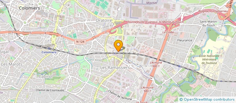 localisation de l'entreprise MONSIEUR CHARLES BENONI  TOULOUSE