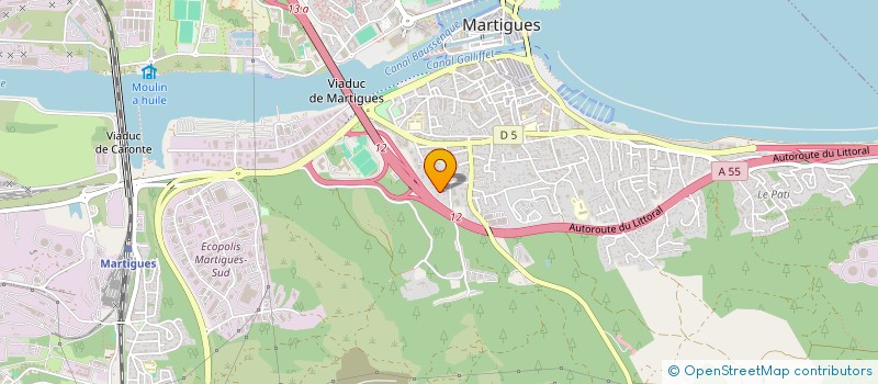 localisation de l'entreprise MONSIEUR CHARLES BENONY  MARTIGUES