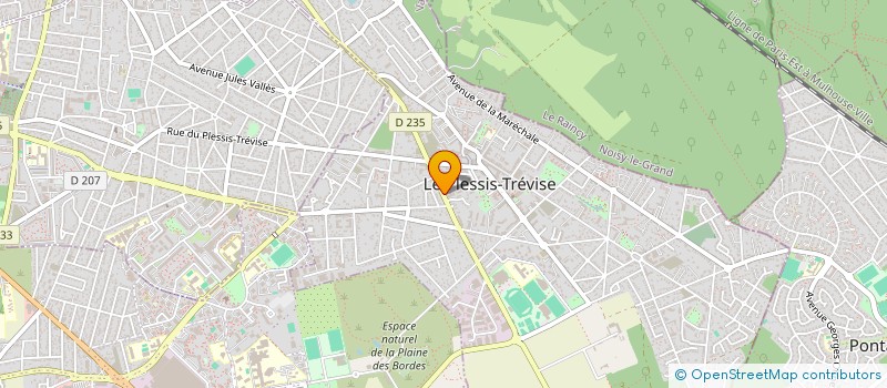 localisation de l'entreprise MONSIEUR CHARLES BENSUSSAN  LE PLESSIS-TREVISE