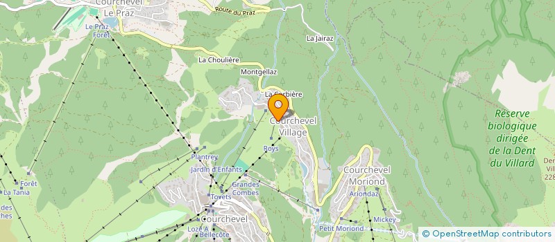 localisation de l'entreprise MONSIEUR CHARLES BERGER à COURCHEVEL