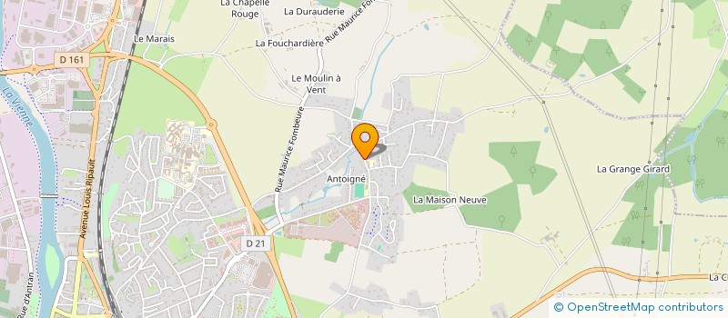 localisation de l'entreprise MONSIEUR CHARLES BERGER à CHATELLERAULT