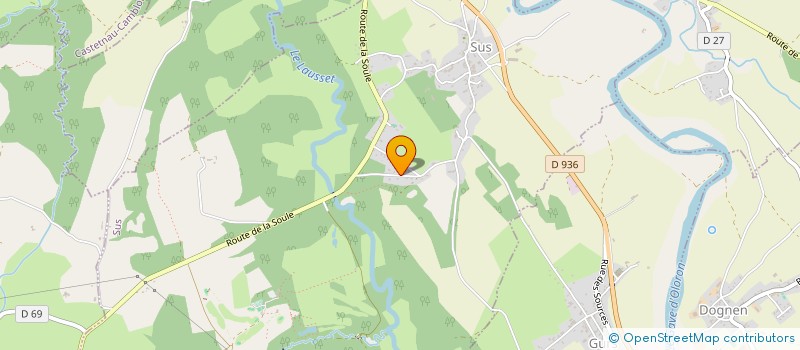 localisation de l'entreprise MONSIEUR CHARLES BERNET  CASTETBON