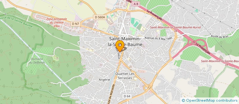 localisation de l'entreprise MONSIEUR CHARLES BERSON à SAINT-MAXIMIN-LA-SAINTE-BAUME