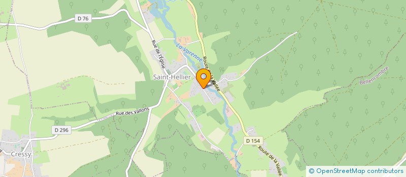 localisation de l'entreprise MONSIEUR CHARLES BERTIN  SAINT-HELLIER