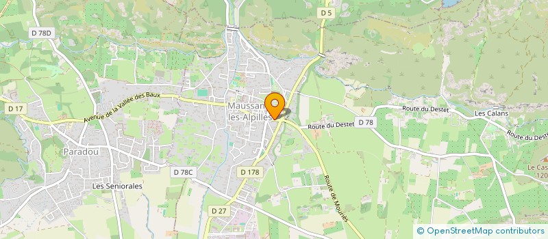 localisation de l'entreprise MONSIEUR CHARLES BIANCIOTTO à MAUSSANE-LES-ALPILLES