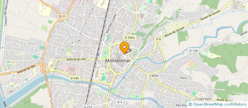 localisation de l'entreprise MONSIEUR CHARLES BICOT  MONTELIMAR