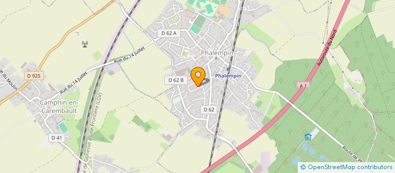 localisation de l'entreprise MONSIEUR CHARLES BIGEAST  PHALEMPIN