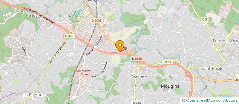 localisation de l'entreprise MONSIEUR CHARLES BIGHETTI DE FLOGNY à MOUGINS