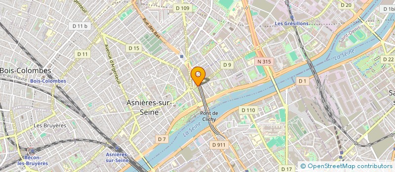 localisation de l'entreprise MONSIEUR CHARLES BIHINA  ASNIERES-SUR-SEINE