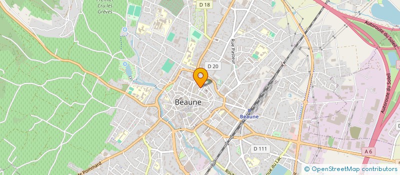 localisation de l'entreprise MONSIEUR CHARLES BILLARD à BEAUNE