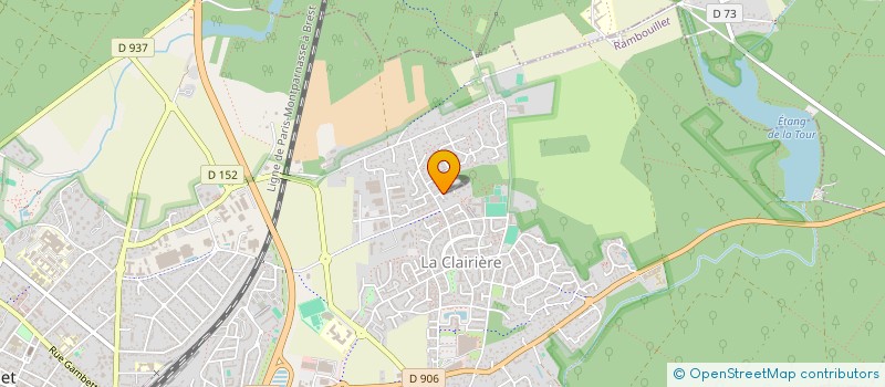 localisation de l'entreprise MONSIEUR CHARLES BILLARD  RAMBOUILLET