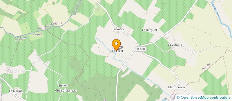 localisation de l'entreprise MONSIEUR CHARLES BILLAUD à BREVILLE