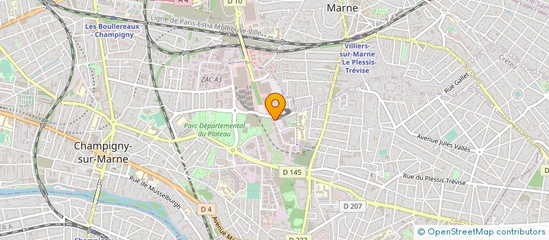 localisation de l'entreprise MONSIEUR CHARLES BINETRUY  CRETEIL