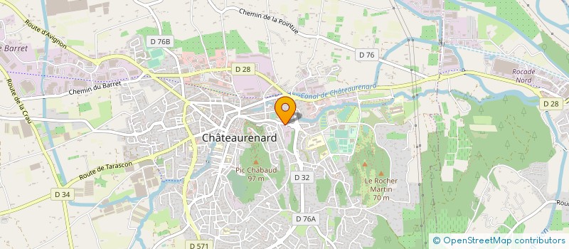localisation de l'entreprise MONSIEUR CHARLES BINOCHE à CHATEAURENARD