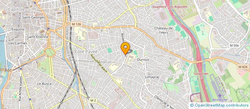 localisation de l'entreprise MONSIEUR CHARLES BLANC  TOULOUSE