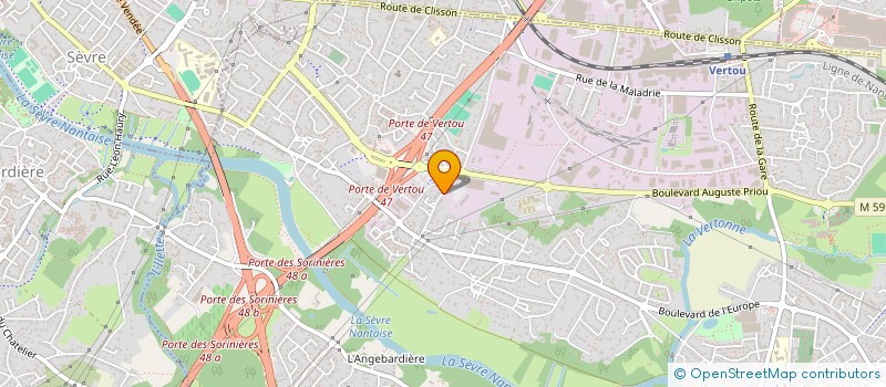 localisation de l'entreprise MONSIEUR CHARLES BLANCHARD  VERTOU