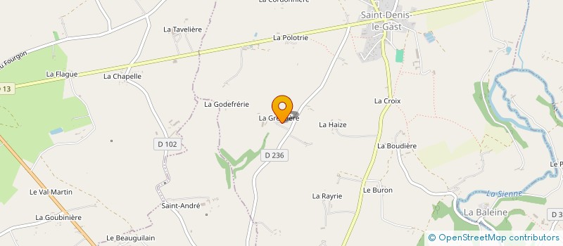 localisation de l'entreprise MONSIEUR CHARLES BLONDEL à LE MESNIL-VILLEMAN