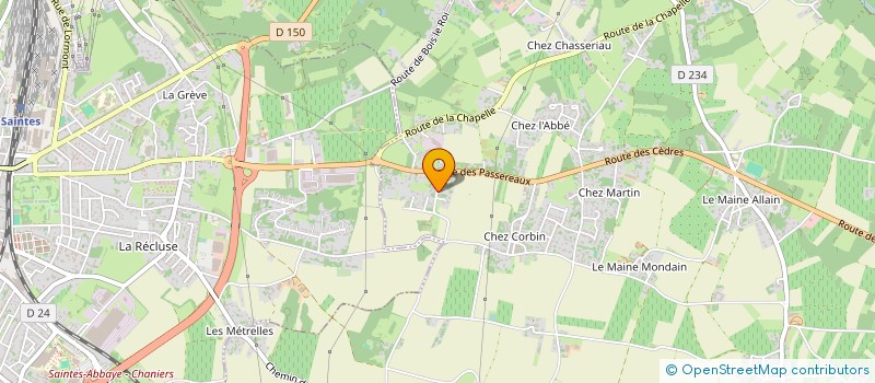 localisation de l'entreprise MONSIEUR CHARLES BLOUIN  CHANIERS