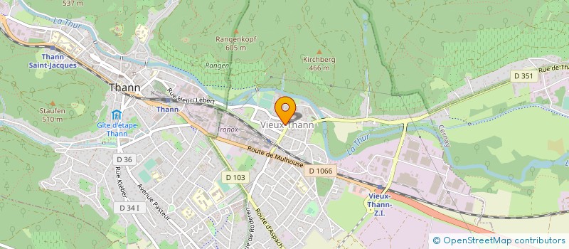 localisation de l'entreprise MONSIEUR CHARLES BLUM  VIEUX-THANN