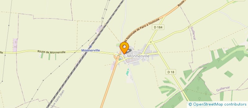 localisation de l'entreprise MONSIEUR CHARLES BODARD  LE MEREVILLOIS