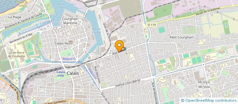 localisation de l'entreprise MONSIEUR CHARLES BODART  CALAIS