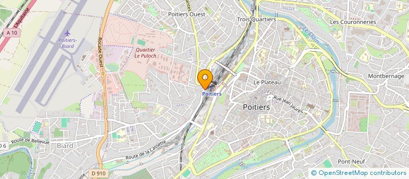 localisation de l'entreprise MONSIEUR CHARLES BODET à POITIERS